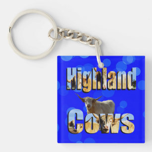 Hoogland Koeien Naam Afbeelding logo Sleutelhanger