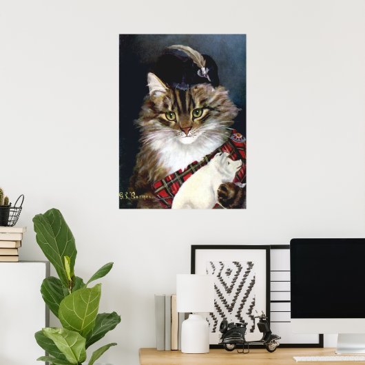  hoogland — Poster voor kleuterkat — afdrukken (Thuiskantoor)