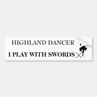 hooglanddanser b bumpersticker