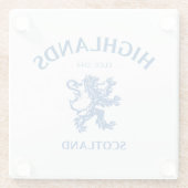 HOOGLANDEN GLAZEN ONDERZETTER (Achterkant)