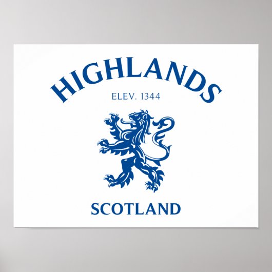 HOOGLANDEN POSTER (Voorkant)