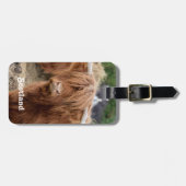 Hooglandenkool Bagagelabel (Voorkant horizontaal)