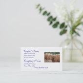 Hooglandenkool Visitekaartje (Staand voorkant)