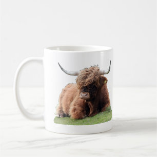 Hooglanders Schotse Hooglanden Boerderij Scène Kun Koffiemok