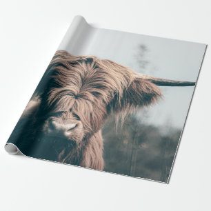 Hooglandrund portret cadeaupapier