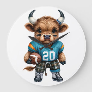 Hooglandrunderen en American Football Grote Klok