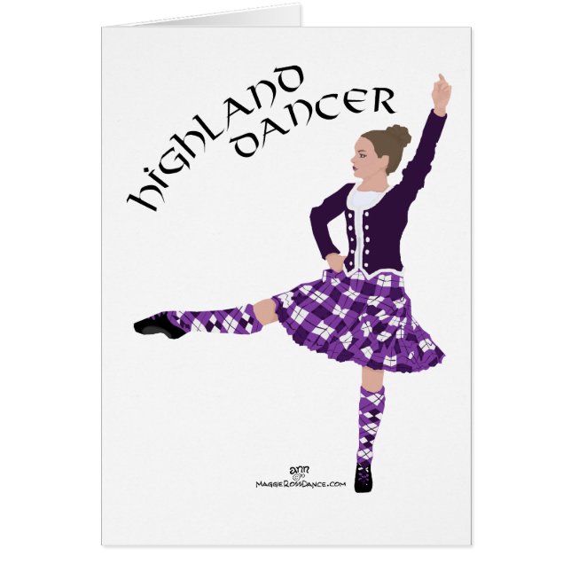 Hooglandsdanser Paars (Voorkant)