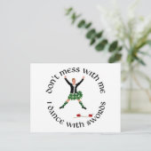 Hooglandse Danser, Val Me Niet Lastig Briefkaart (Staand voorkant)