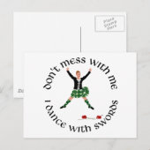 Hooglandse Danser, Val Me Niet Lastig Briefkaart (Voorkant / Achterkant)