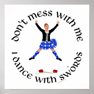 Hooglandse Danser, Val Me Niet Lastig Poster