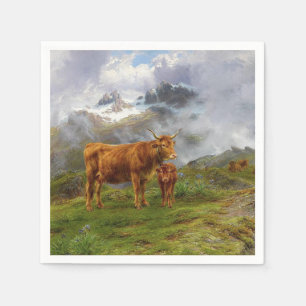 Hooglandvee (door Rosa Bonheur) Servet