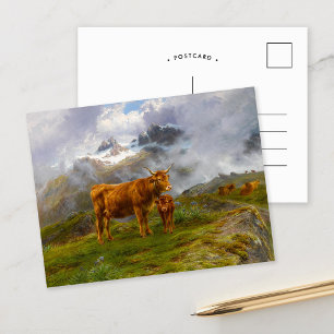 hooglandvee   Rosa Bonheur Briefkaart