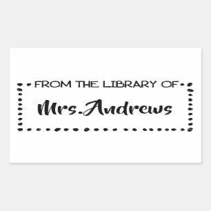 Hoogleraar Kunst Eigendom Klaslokaal Kunst Studie Rechthoekige Sticker