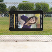 Hoogleraar voor zwarte en goudschool spandoek (Insitu)