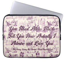  hoogmoed en vooroordeel meest vurig laptop sleeve