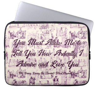 hoogmoed en vooroordeel meest vurig laptop sleeve