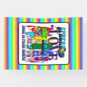 hoogmoed | Verspreid Liefde Niet Haat Spandoek (Horizontaal)