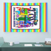 hoogmoed | Verspreid Liefde Niet Haat Spandoek (Beurs)