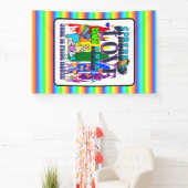 hoogmoed | Verspreid Liefde Niet Haat Spandoek (Insitu)