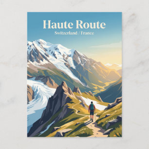 Hoogroute Zwitserland / Frankrijk Briefkaart