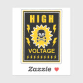 Hoogspanning Sticker (Vel)