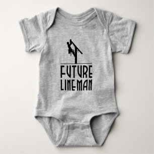 hoogspanningslijnarabeider Baby - Toekomstige lijn Romper