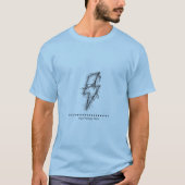 Hoogspanningsstijl T-shirt (Voorkant)