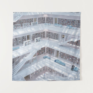 HOOGSPRAAK VAN DE BIBLIOTHEEK WANDKLEED
