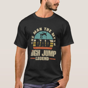 Hoogspringen jumper track en veld vader t-shirt