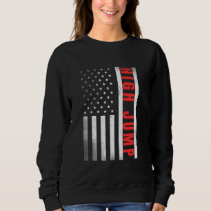 Hoogspringer US Flag Trots Hoogspringen Trui
