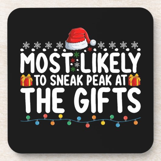 Hoogst waarschijnlijk om te sluipen tijdens de ker bier onderzetter (Voorkant)