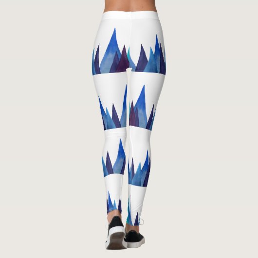 Hoogste Abstracte Leggings van de Kunst (Achterkant)
