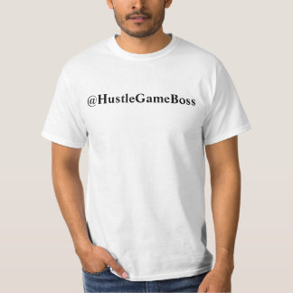 Hoogste generaal (@HustleGameBoss) Twitter-naam G T-shirt