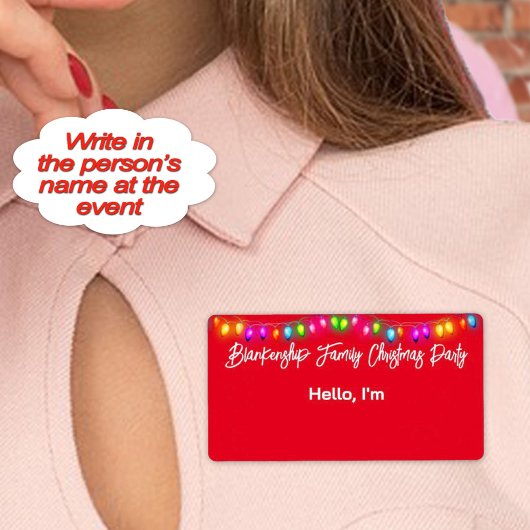 Hoogste Grens Kerstmislichten Document Etiket Naam