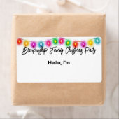 Hoogste Grens Kerstmislichten Document Etiket Naam (Insitu)