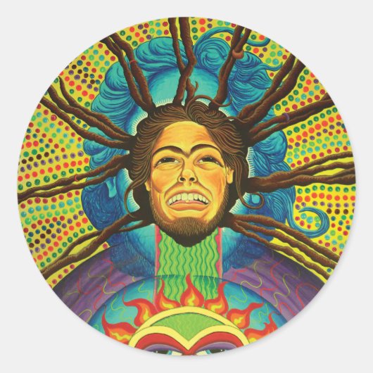 Hoogste Hart Ronde Sticker (Voorkant)