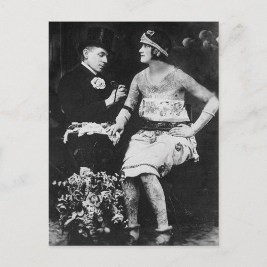 Hoogste hoeden en Tattoos Briefkaart (Voorkant)