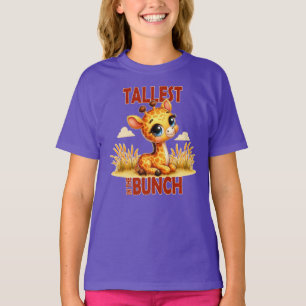 Hoogste in de Bunch pun Schattigee Baby Giraffe ca T-shirt