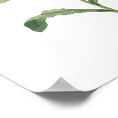 HOOGSTE KWALITEIT Botanische afdruk van Convolvulu Poster (Hoek)