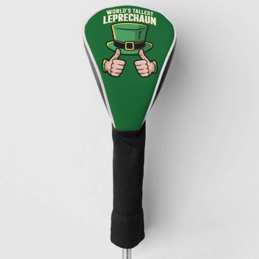 Hoogste Leprechaun Funny Irish Humor ter wereld Golfheadcover (Voorkant)