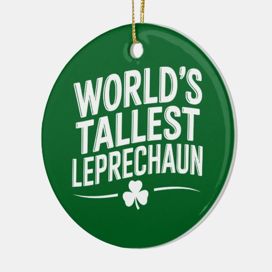 Hoogste Leprechaun St. Patrick's Day ter wereld Keramisch Ornament (Links)