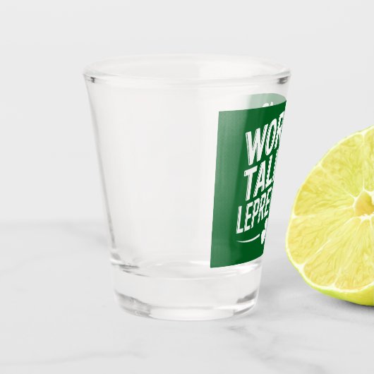 Hoogste Leprechaun St. Patrick's Day ter wereld Shot Glas (Links)
