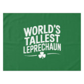 Hoogste Leprechaun St. Patrick's Day ter wereld Tafelkleed (Voorkant (Horizontaal))