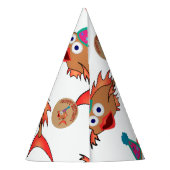 HOOGSTE MAANDAG MET VIS MET PET PATROON FEESTHOEDJES (Achterkant)