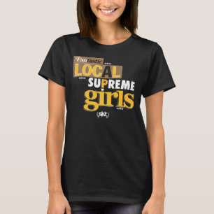Hoogste meisjes (bruin, goud) t-shirt