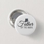 Hoogste vader van de bride Button Badges (Voorkant /achterkant)