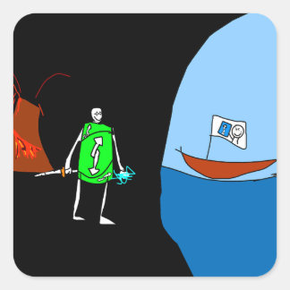 Hoogste Vierkante Sticker