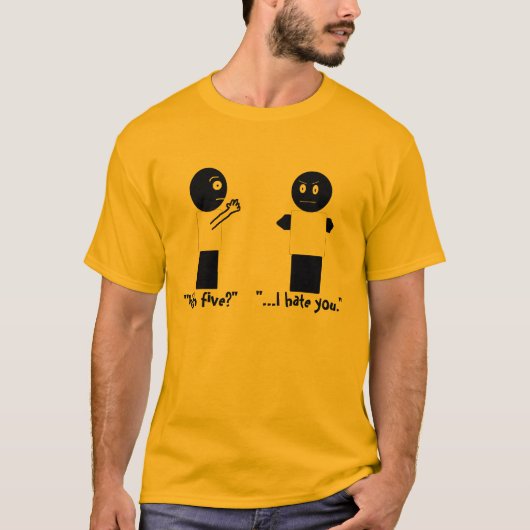 Hoogste vijf? t-shirt (Voorkant)