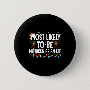 Hoogstwaarschijnlijk aangezien worden voor een Elf Ronde Button 5,7 Cm