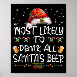 Hoogstwaarschijnlijk alle bier van Sinterklaas opd Poster